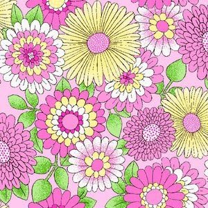 Preschool Nap Mat Sheet (Floral)