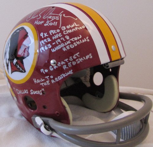 Chris Hanburger TK Helmet - FS Full Size 7 INSCRIPTIONS!!! Washington Redskins 1972 Style Helmet TK
