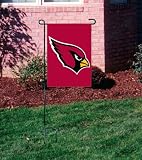 ARIZONA CARDINALS OFFICIAL LOGO GARDEN FLAG + STAND
