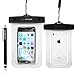 Eco-Fused Premium Waterproof Case with IPX8 Certificate for iPhone SE, 5S, 5, 4G, 4 3, iPod Touch 3, 4, 5; Samsung Galaxy S5 Mini, S4 Mini, S3 Mini - Stylus and Cleaning Cloth Included