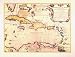 Historical West Indies Map, 1688, Antique Map Wall Art (from Pirates of the Caribbean...