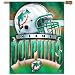 Miami Dolphins Vertical Flag