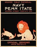 Penn State vs Navy '23 Vintage Football Poster