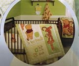 Disney P Is for Pooh 4 Piece Baby Crib Bedding Set Set Quilt Bumper Sheet Dust Ruffle