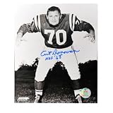Art Donovan Balitmore Colts 16x20 Autographed Photograph with ''HOF 68'' Inscription