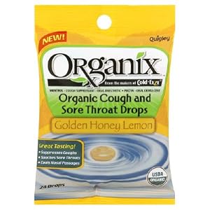 Organix, Cough Drop Honey Lemon Org, 24-Pack (12 Pack) by Organix