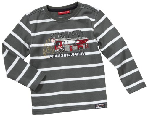Salt & Pepper Jungen Langarmshirt, gestreift 2911142, Gr. 98, Gr&uuml;n (olive) Preisvergleich