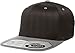Flexfit One Ten Wool Cap â€“ Snapback â€“ 110FT (Black/Grey)