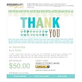 Amazon Gift Card - E-mail - Thank You - Typography