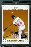 2007 Topps Opening Day #103 Grady Sizemore Cleveland Indians - Mint Condition - Shipped in Protective Display Case !