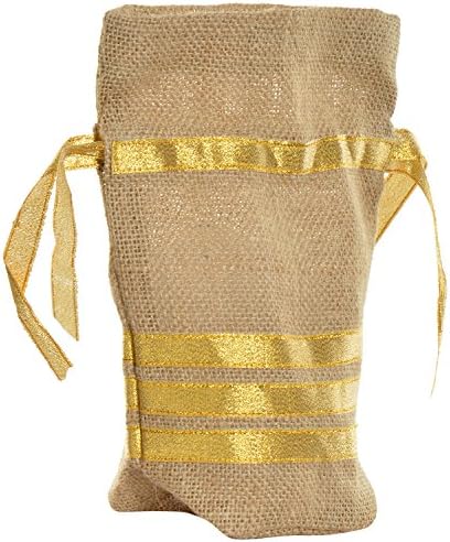 KOHL Women's Gold Colored Jute Potlis