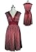 Red Polka Dot Back Bow Kimono dress
