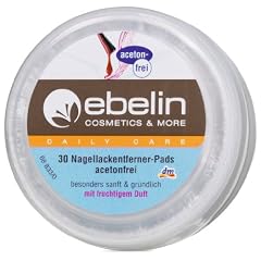 Ebelin Nagellackentferner Pads, 2er Pack (2 x 30 St�ck)