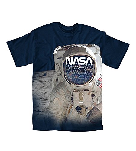Nasa Face Mask Photo Adult T-Shirt