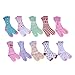 Deer Mum Girl's Princess Style Knee High Cotton Socks 3Y-7Y