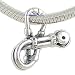 Sterling MD RN VM STETHOSCOPE Sterling Bead CHARM fits Pandora Biagi Chamilia Bracelet GIFT BOXED