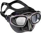 Cressi Minima Freediving Snorkeling Dive Mask, All Black