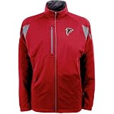 NFL Men's Atlanta Falcons Desert Dry Full Zip Jacket (Dark Red/Gunmetal, XXX-Large)