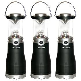 Viatek Hybrid Mini Lanterns, Set of 3 by 