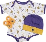 Minnesota Vikings Newborn 0-3 Month Booty Gift Set