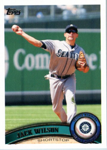 2011 Topps Limited Edition Baseball Card # SEA16 Jack Wilson Seattle Mariners SS In a protective screwdown display case!