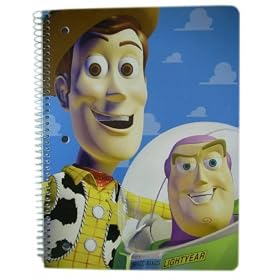 Disney Pixar Toy Story Notebook - Spiral Bound - Buzz Lightyear and Woody