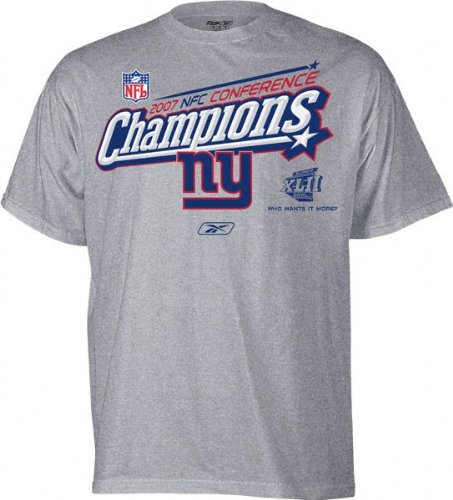 Buy New York Giants 2007 NFC Conference Champions Locker Room T-Shirt