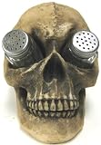 Creepy Human Skull Salt & Pepper Shaker Set