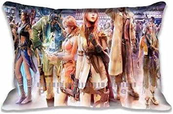 20"X30" Cotton&amp;Polyester FFXIII Group on Nautilus Pillow Cover Home Decorative Pillowcase Cushion Cover (Twin Side)