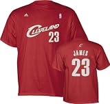 Lebron James Cleveland Cavaliers Adidas Maroon NBA Player T-Shirt