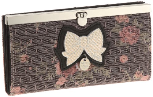 Lollipops Mutin Frame Wallet, Sac &agrave; main - Noir fleuri