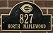 Cincinnati Reds Black and Gold Personalized Address Plaque