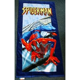 Spiderman Crawling Beach Towel