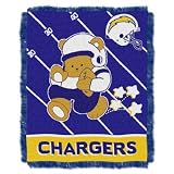 San Diego Chargers NFL Triple Woven Jacquard Throw (Baby Series) (36x46)