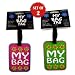 "MY BAG" FLORAL LUGGAGE TAGS (SET OF 2!)