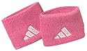 adidas Womens Stripe Wristband Mono Pink/White