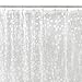 Maytex Ice Circles PEVA Shower Curtain, Clear, 70 in. x 72 in.