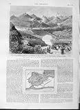1875 内戦スペイン Siege Seo De Urgel Map スペイン seo