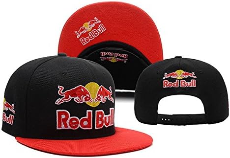Custom Red Bull Logo Baseball Snapback Sports Black One Size Fits Most
