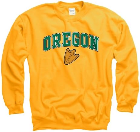 Oregon Ducks Adult Midsize Logo Crewneck Sweatshirt Size: X-Large