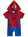 A&J Design Baby Boys' Spiderman Short Sleeve Romper Costume