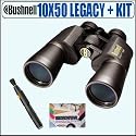 Bushnell 12-0150 10x50 Legacy WP Wide Angle Binoculars Plus Accessory Package