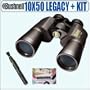 Bushnell 12-0150 10x50 Legacy WP Wide Angle Binoculars Plus Accessory Package