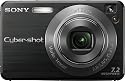 Sony Cybershot DSCW120/B 7.2MP Digital Camera with 4x Optical Zoom with Super Steady Shot (Black)