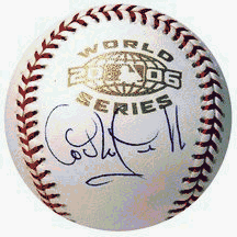 Carlos Guillen Autographed 2006 World Series Baseball