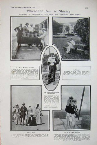 1908 Argentina Trinidad Egypt Motor Trolley New Zealand