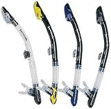 Aeris Barracuda Dry Flex Snorkel w/Purge for Scuba Diving and Snorkeling
