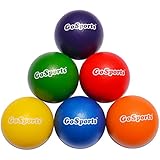 GoSports Elephant Skin Dodgeball Set with Mesh Carry Bag (Set of 6), 6.25"