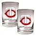 Minnesota Twins 2-Piece Rocks Glass Set (Primary Logo)