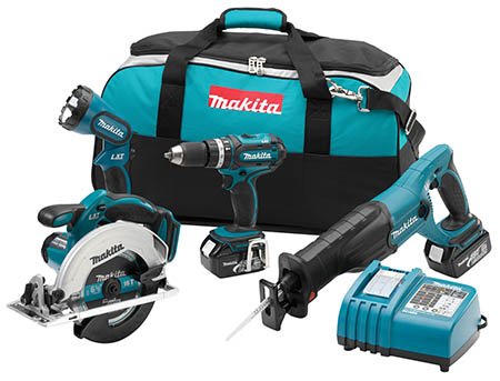 Makita LXT406 18V LXT Lithium-Ion 4 Piece Combo Kit